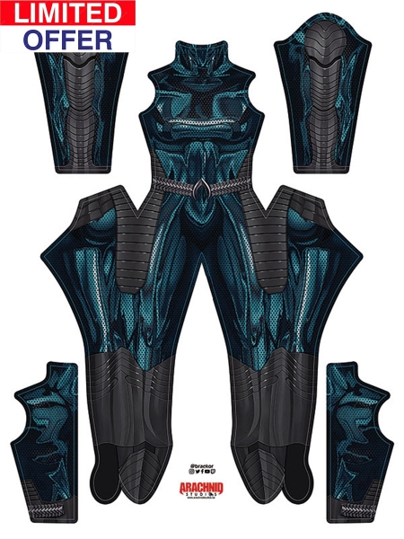 Aquaman 2 Cosplay Costume Female Version Printing Suit