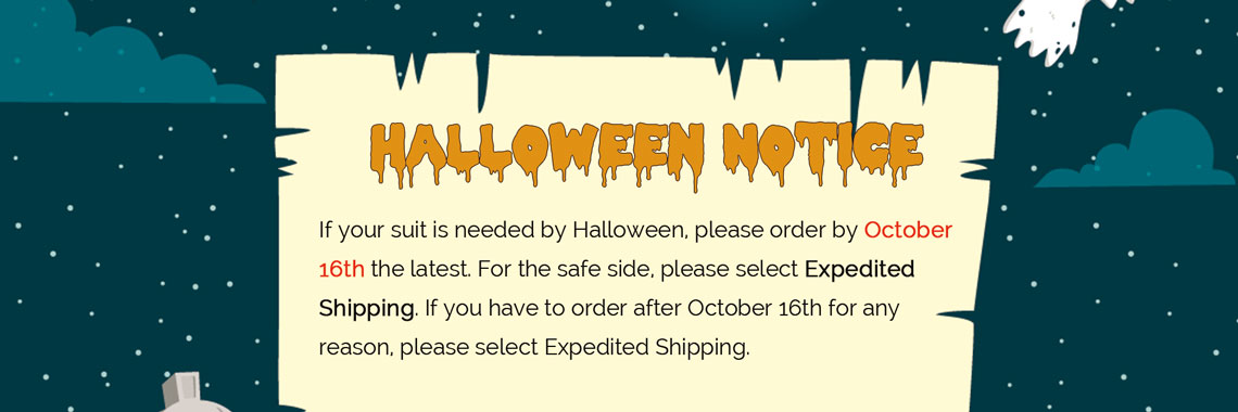 Halloween notice