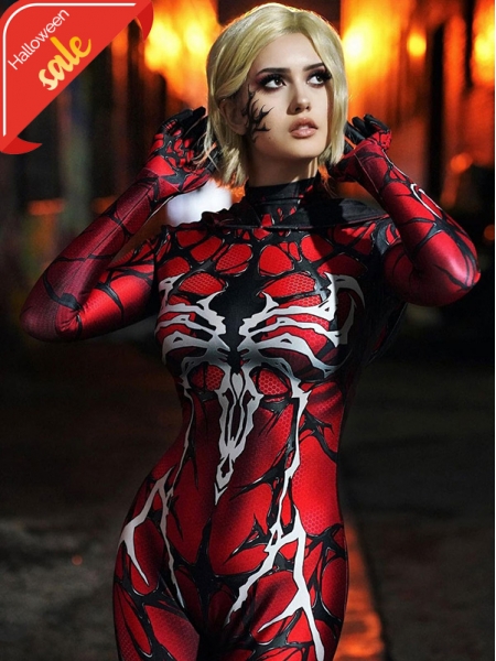 Disfraz de Cosplay personalizado Venom Carnage queen Mary Jane Carnage