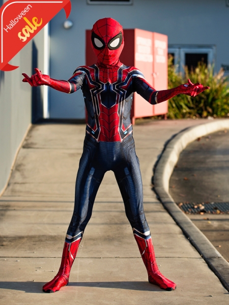 Traje de Iron Spider para Niños Traje de Spiderman Homecoming para Halloween