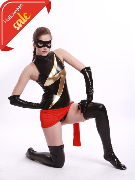 Sexy MsMarvel Superhero Costume
