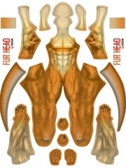 Dragon Male Pattern Impresión Spandex traje sin máscara