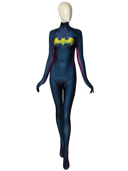 Disfraz de Batgirl de DC Comics DyeSub 3D Impreso Sin Máscara