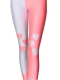Disfraz clásico de Spandex de Harley Quinn en color rosa y blanco 