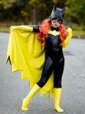 Kids Popular Batgirl Cool Superhero Costume With Cape