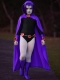 Kids Raven Spandex DC Comics Superhero Costume