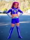 Kids Starfire Teen Titans Cosplay Superhero Costume