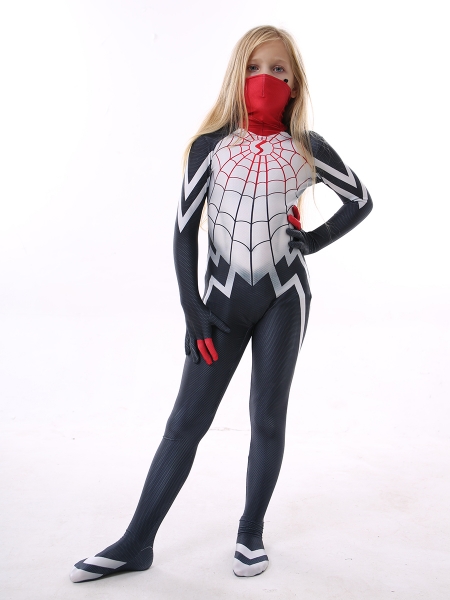 Kids Silk Costume Cindy Moon Spiderman Costume Kid Halloween Costume