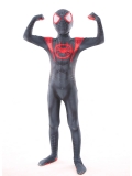 Kids Miles Morales Costume Spider Into the Spider-Verse Kid Halloween Costume