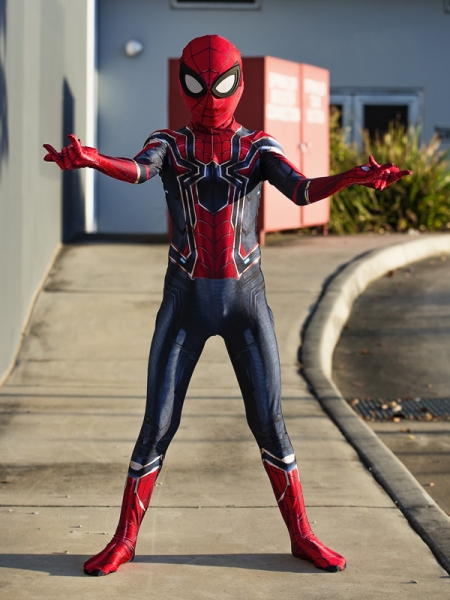 Disfraz de Spiderman para niños | Spandex Spider-man Suit Kids Spidey Suit Disfraces  de Halloween Cosplay