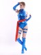 Blue Shiny Female Psylocke Ninja Costume