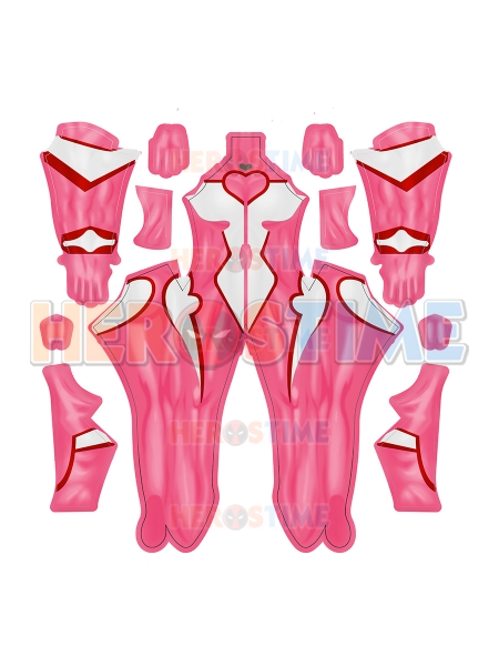 Disfraz de Cosplay personalizado rosa Mighty Lady
