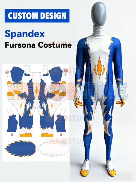 Custom Design Spandex Fursona Costume