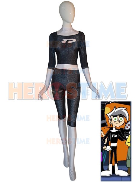 Danny Phantom Female Muscle Dyesub Cosplay Costume