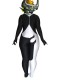 Twilight Princess Midna Black And White Spandex Costume 