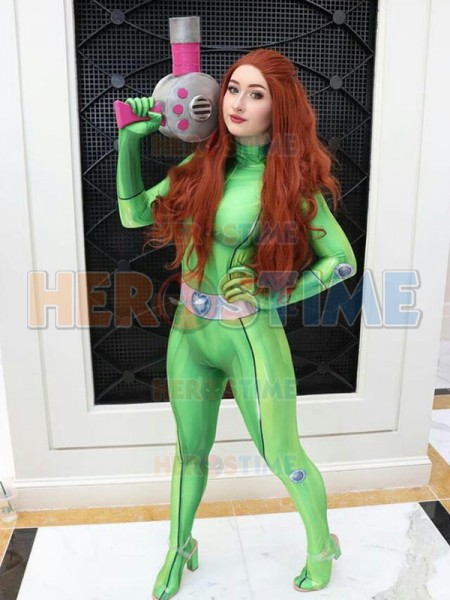 Sam Totally Spies! DyeSub Printing Cosplay Costume