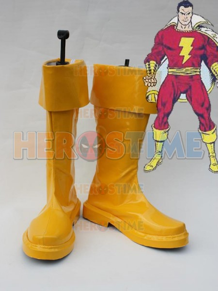 DC Comics Shazam Cosplay Boots