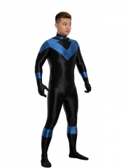 Shiny Spandex DC Nightwing Cosplay Costume