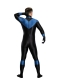 Glänsande Spandex DC Nightwing Cosplay-kostym