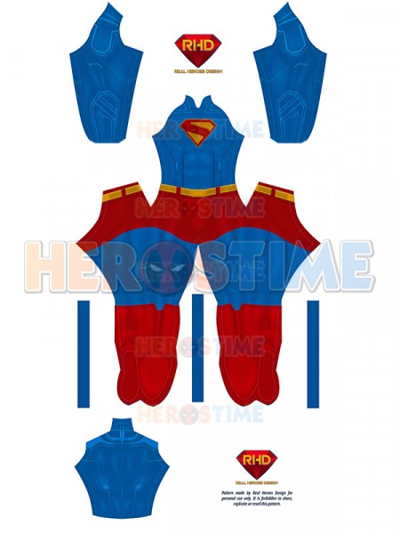 Super 2025 Man Printing Cosplay Costume