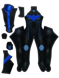 Newest Style Nightwing Female Superhero Costume