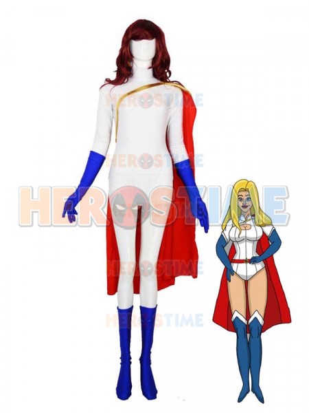 Traje de Spandex de Power Girl de DC Comics 