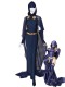 Navy Blue Raven Suit DC Comics Female Spandex Cosplay Costume  