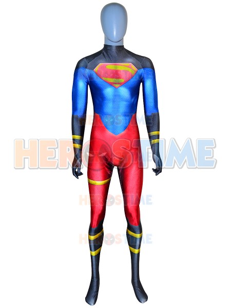 Traje Estampado de Spandex de Superboy de DC Comics
