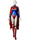 The New 52 Supergirl Printing Female Superhero Cosplay Costume With Cape