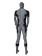 Black & Grey New Custom Deadpool Superhero Costume