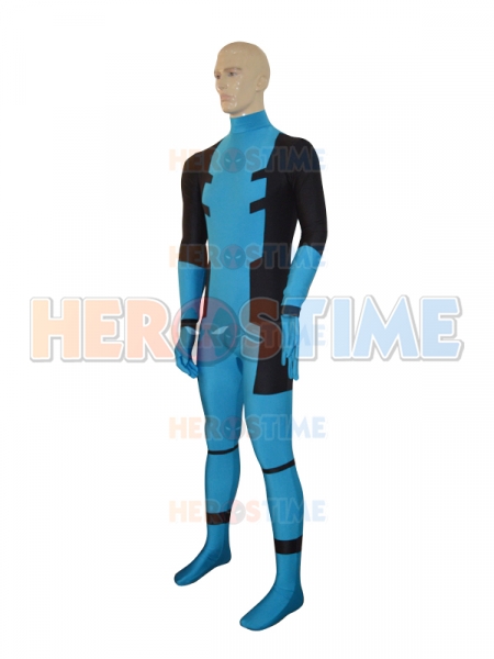 Custom Blue Color Deadpool Mens Costume