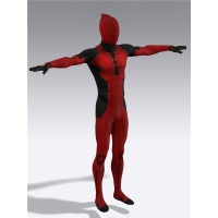 Disfraz de cosplay de Deadpool 3, versión cinematográfica