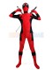 Red & Black Deadpool Spandex Deadpool Costume