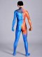 Fantastic 4 Costume Human Torch On Fire Suit