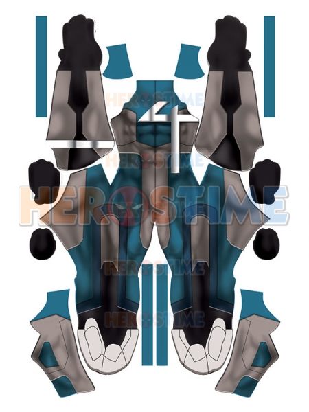2022 New style Fantastic Four Mr. Fantastic Printing Cosplay Costume