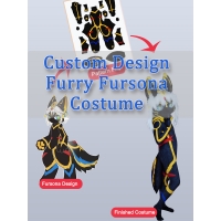 Diseño personalizado Furry Fursona Disfraz