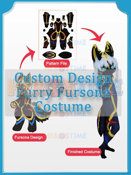Custom Design Furry Fursona Costume