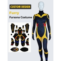 Diseño personalizado Furry Fursona Disfraz