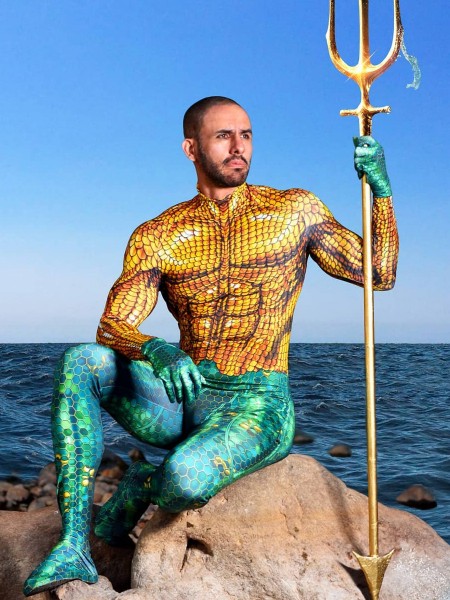 Traje último de Aquaman de la versión de la película Aquaman en 2018
