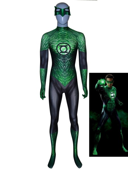 Newest Green Lantern Crops Movie Cosplay Costume