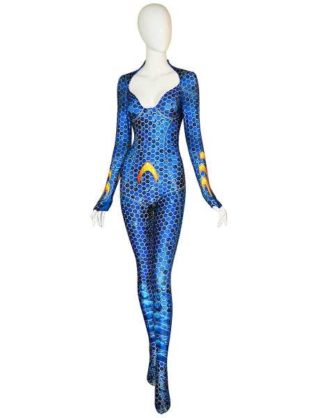 Traje de Queen Mera de Aquaman de la versión actualizada con oro