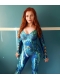 Newest Queen Mera Suit Aquaman 2018 Film Version Mera Cosplay Costume
