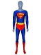 Disfraz de superhéroe de licra/spandex rojo y azul