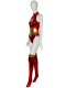 Disfraz de superhéroe metálico con traje flash atractivo