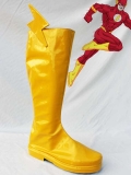 The Flash Superhero PU Cosplay Boots 
