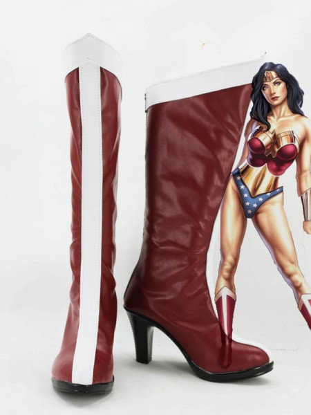 Wonder Woman The Justice League Superhero High Heels Superhero Boots