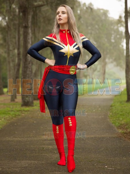 Carol Danvers Suit MsMarvel Superhero Costume