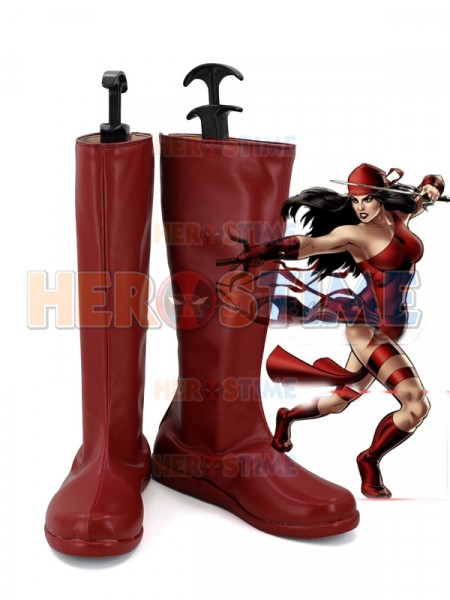 Superhero Elektra Natchios Cosplay Boots