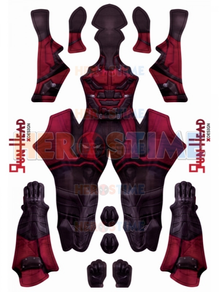 Remastered Netflix Daredevil Printing Cosplay Costume