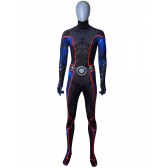 Black & White Supervillain Bullseye Spandex Costume